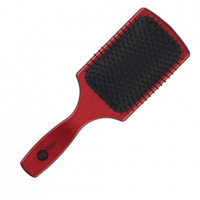 Щетка массажная для волос прямоугольная Melon Pro,13-ряд, красная, 50*85мм Щетка массажная для волос прямоугольная Melon Pro,13-ряд, красная, 50*85мм