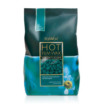 Воск для депиляции пленочный в гранулах Азулен ITALWAX 1000 г Воск для депиляции пленочный в гранулах Азулен ITALWAX 1000 г