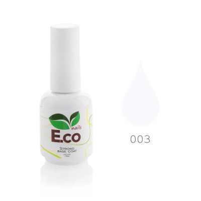 Базовое покрытие для гель-лака E.co Nails Strong Base Coat №03, 15 мл Базовое покрытие для гель-лака E.co Nails Strong Base Coat №03, 15 мл