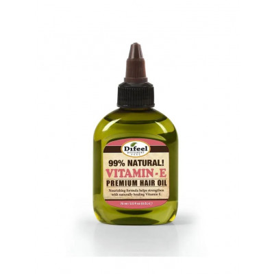 Масло для волос натуральное с витамином Е 99% Difeel Natural Vitamin-E Premium Hair Oil 99%, 75мл Масло для волос натуральное с витамином Е 99% Difeel Natural Vitamin-E Premium Hair Oil 99%, 75мл