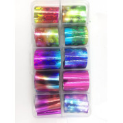 Фольга E.Co Nails градиент в коробке (10 шт/уп.)