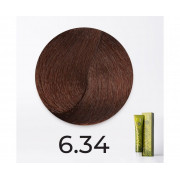 Краска для волос FarmaVita B.Life Color 6.34 Темный блондин золотисто-медный, 100мл