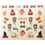 Наклейки для ногтей Новогоднее чудо BN1010