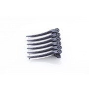 Зажим для волос карбон черный 115мм, 6шт./уп арт.CH-54