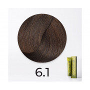 Краска для волос FarmaVita B.Life Color 6.1 Темный блондин пепельный, 100мл