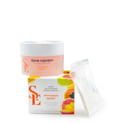 Крем-парафин в наборе Start Epil Фруктовый щербет, (крем парафин+перчатки) 150 мл Крем-парафин в наборе Start Epil Фруктовый щербет, (крем парафин+перчатки) 150 мл