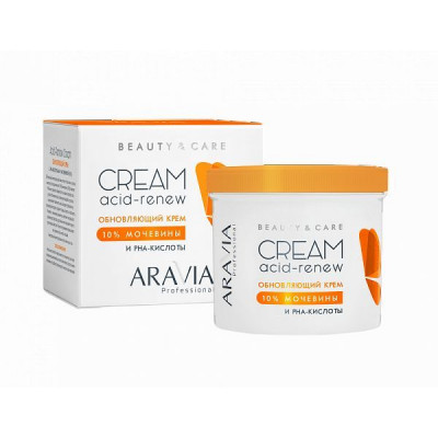Крем обновляющий с PHA-кислотами и мочевиной (10%) Acid-Renew CreamARAVIA Professional 550мл Крем обновляющий с PHA-кислотами и мочевиной (10%) Acid-Renew CreamARAVIA Professional 550мл