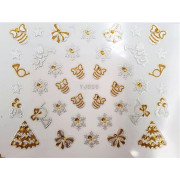 Наклейки для ногтей Новогоднее чудо YJ056