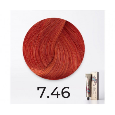 Краска для волос FarmaVita Life Color Plus 7.46 медно-красный блондин, 100мл Краска для волос FarmaVita Life Color Plus 7.46 медно-красный блондин, 100мл