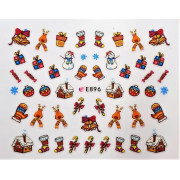 Наклейки для ногтей Новогоднее чудо E896