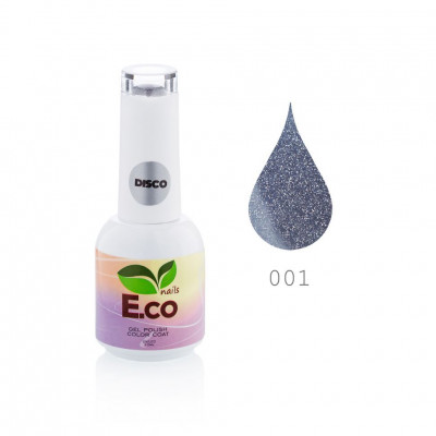 Гель-лак для ногтей светоотражающий E.co Nails Disco №01, 10мл Гель-лак для ногтей светоотражающий E.co Nails Disco №01, 10мл
