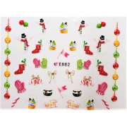 Наклейки для ногтей Новогоднее чудо E882