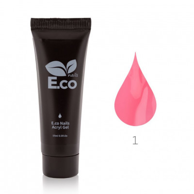 Полигель (акригель) для ногтей в тубе E.co Nails №01, 15 гр Полигель (акригель) для ногтей в тубе E.co Nails №01, 15 гр
