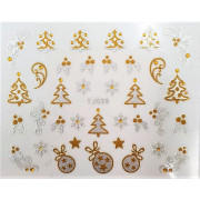 Наклейки для ногтей Новогоднее чудо YJ059