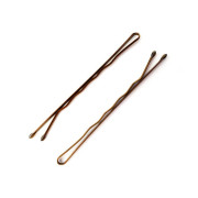 Невидимки для волос бронза волна 1.5*60мм,40штв уп