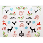 Наклейки для ногтей Новогоднее чудо E881