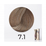 Краска для волос FarmaVita Life Color Plus 7.1 пепельный блондин, 100мл