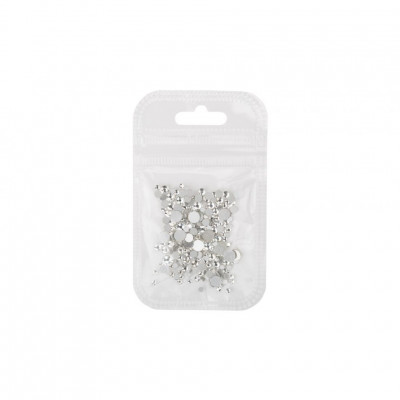 Стразы белые E.Co Nails, 100шт Стразы белые E.Co Nails, 100шт