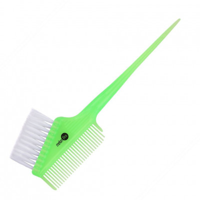 Кисть для окраски волос с расческой 21 .3*7см зелёная арт.JА0015Т Кисть для окраски волос с расческой 21 .3*7см зелёная арт.JА0015Т