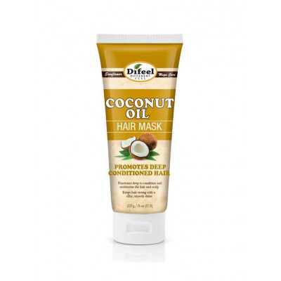Маска для волос премиальная с кокосовым маслом Difeel Coconut Oil Premium Hair Mask 236мл Маска для волос премиальная с кокосовым маслом Difeel Coconut Oil Premium Hair Mask 236мл
