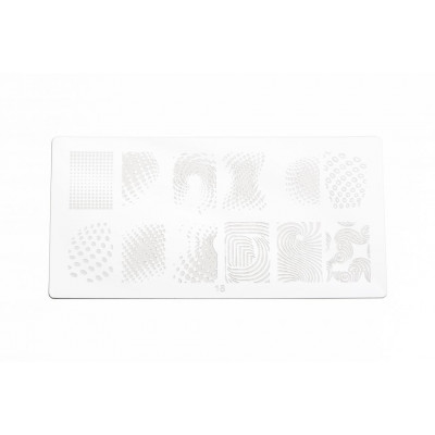 Пластина для стемпинга E.co Nails №18 Пластина для стемпинга E.co Nails №18