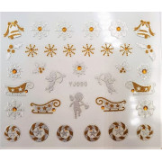 Наклейки для ногтей Новогоднее чудо YJ050