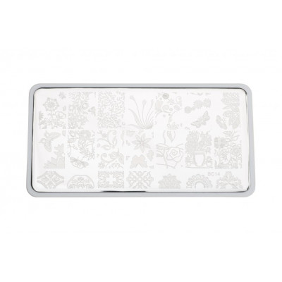 Пластина для стемпинга E.co Nails BC-14 Пластина для стемпинга E.co Nails BC-14