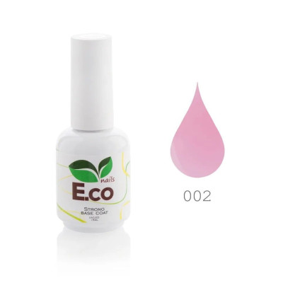Базовое покрытие для гель-лака E.co Nails Strong Base Coat №02, 15 мл Базовое покрытие для гель-лака E.co Nails Strong Base Coat №02, 15 мл