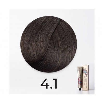 Краска для волос FarmaVita Life Color Plus 4.1 коричнево-пепельный, 100мл Краска для волос FarmaVita Life Color Plus 4.1 коричнево-пепельный, 100мл