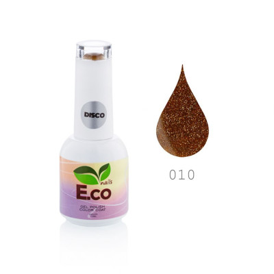 Гель-лак для ногтей светоотражающий E.co Nails Disco №10, 10мл Гель-лак для ногтей светоотражающий E.co Nails Disco №10, 10мл