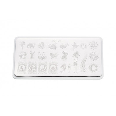 Пластина для стемпинга E.co Nails QS+03 Пластина для стемпинга E.co Nails QS+03