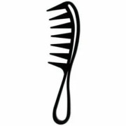 Расческа крупные зубья, для густых волос  арт.CH-17 (2111)