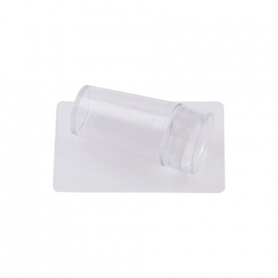 Штамп E.co Nails для стемпинга со скрапером прозрачный Штамп E.co Nails для стемпинга со скрапером прозрачный