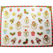 Наклейки для ногтей Новогоднее чудо TJ060