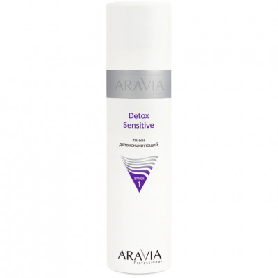 Тоник для лица детоксицирующий ARAVIA Professional Detox Sensitive, 250 мл Тоник для лица детоксицирующий ARAVIA Professional Detox Sensitive, 250 мл
