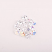 №06 Стразы E.Co Nails объёмные с прозрачным дном (20 шт.)