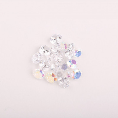 №06 Стразы E.Co Nails объёмные с прозрачным дном (20 шт.) №06 Стразы E.Co Nails объёмные с прозрачным дном (20 шт.)