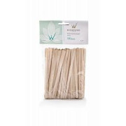 Шпатели деревянный одноразовые Малые Italwax 100 штук в упаковке