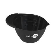 Чаша для красителя с носиком, прорезиндно чёрная 210 мл, аот.JB0005В