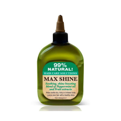 Масло для волос максимальный блеск 99% Difeel Natural Hair Care Solutions Max Shine 99%, 75мл Масло для волос максимальный блеск 99% Difeel Natural Hair Care Solutions Max Shine 99%, 75мл