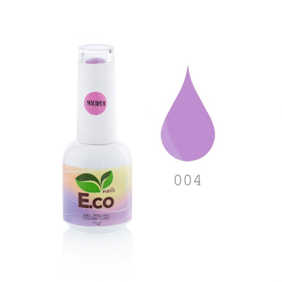 Гель-лак для ногтей светится в темноте E.co Nails Macaron №04, 10мл Гель-лак для ногтей светится в темноте E.co Nails Macaron №04, 10мл