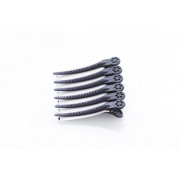 Зажим для волос карбон черный 115мм, 6шт./уп арт.CH-54