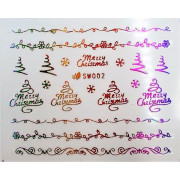 Наклейки для ногтей Новогоднее чудо SW002