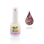 Гель-лак для ногтей с блестками E.co Nails Platinum P005 10мл