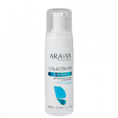 Гель-пенка ARAVIA Professional для удаления мозолей и натоптышей Liquid Blade с экстрактом коры ду Гель-пенка ARAVIA Professional для удаления мозолей и натоптышей Liquid Blade с экстрактом коры ду