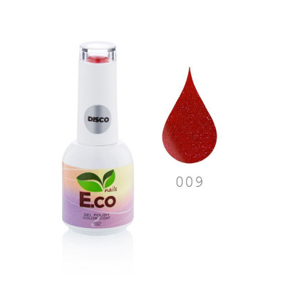 Гель-лак для ногтей светоотражающий E.co Nails Disco №09, 10мл Гель-лак для ногтей светоотражающий E.co Nails Disco №09, 10мл