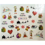 Наклейки для ногтей Новогоднее чудо BN1016