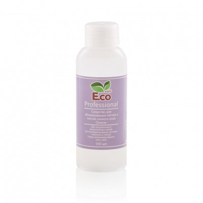 Средство для обезжиривания ногтей и снятия липкого слоя E.co Nails Cleaner Professional 110мл Средство для обезжиривания ногтей и снятия липкого слоя E.co Nails Cleaner Professional 110мл