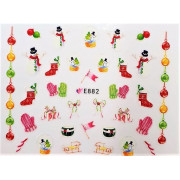 Наклейки для ногтей Новогоднее чудо E882