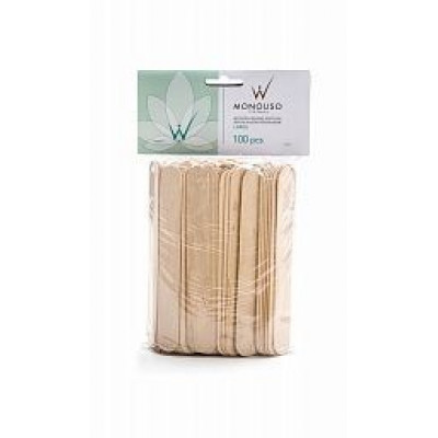 Шпатели деревянный одноразовые Стандарт Italwax 100 штук в упаковке Шпатели деревянный одноразовые Стандарт Italwax 100 штук в упаковке